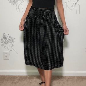 Vintage Polka Dot Skirt